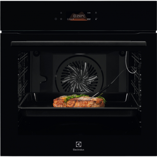 Встраиваемая электрическая духовка ELECTROLUX с пиролизом и сенсорным управлением - Духовой шкаф AssistedCooking в нержавеющей стали