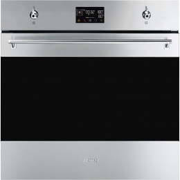 Электрический духовой шкаф Smeg SOP6302S2PX, 68 л, 12 режимов, конвекция, гриль, пиролиз.