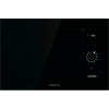 Встраиваемая микроволновая печь GORENJE Simplicity 23 л, 900 Вт, черная с кварцевым грилем