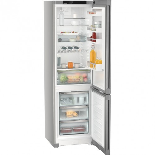 Холодильники LIEBHERR/ Plus, EasyFresh, МК NoFrost, 3 контейнера МК, в. 201,5 см, ш. 60 см, г. 67.5 см, класс ЭЭ A++, внутренние ручки, двери SteelFinish, дисплей на двери, IceMaker-Tank