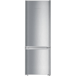 Холодильник Liebherr cuele 2831-26 001, 161.2x55x63 см, объем 212/53 л, нижняя морозильная камера, серебристый.