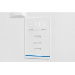 Холодильник Midea MDRB469MGF46I, 346 л (223+123), Full No Frost, ВхШхГ 1850x595x660 мм, отдельностоящий, зона свежести, суперзаморозка, внутренний дисплей.