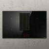Встраиваемая индукционная панель ELICA NIKOLATESLA 83 см с вытяжкой, стеклокерамика, сенсорное управление, BRIDGE ZONES, черная