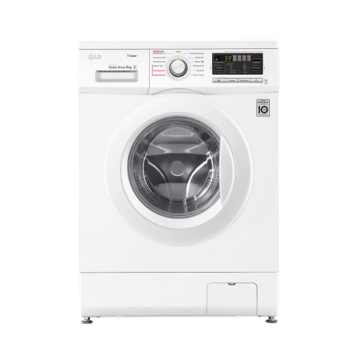Стиральная машина LG/ Стиральная машина LG, отдельностоящая, ВхШхГ 850х600х360 мм, загрузка 4 кг, 1000 об/мин, LED дисплей, инверторный мотор с прямым приводом, пар, отсрочка старта, энергоэффективность А, цвет белый