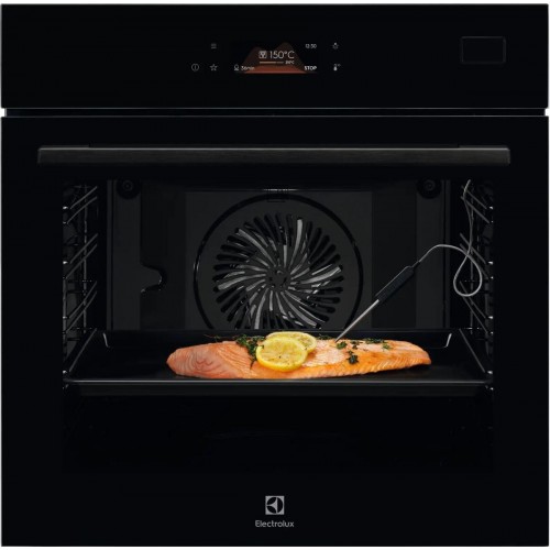 Встраиваемая электрическая духовка ELECTROLUX с конвекцией, паровым приготовлением и объемом 70 л – 22 режима, автопрограммы, паровая очистка и телескопические направляющие