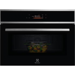 Встраиваемая СВЧ Electrolux EVM8E09X, 44 л, 1000 Вт, гриль 1200 Вт, сенсорное управление, нержавеющая сталь.