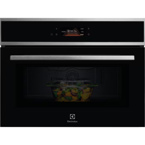 Встраиваемая микроволновая печь Electrolux 44 л, 1000 Вт, гриль 1200 Вт, электронное управление, нержавеющая сталь