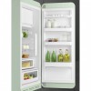 Холодильник SMEG 50-х годов, однокамерный, 270 л, с инверторным компрессором, пастельный зеленый