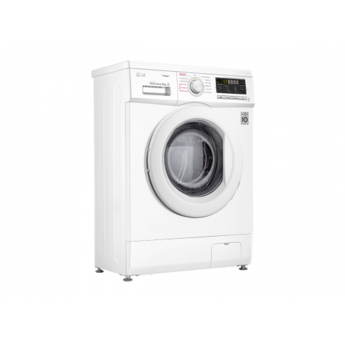Стиральная машина LG/ Стиральная машина LG, отдельностоящая, ВхШхГ 850х600х360 мм, загрузка 4 кг, 1000 об/мин, LED дисплей, инверторный мотор с прямым приводом, пар, отсрочка старта, энергоэффективность А, цвет белый