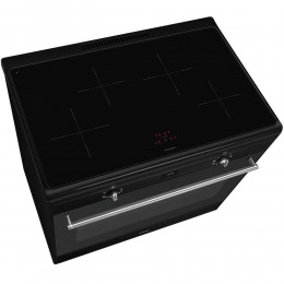 Варочный центр Smeg CX91IMBL, индукционная панель, 4 зоны нагрева, духовой шкаф 115 л, класс А.