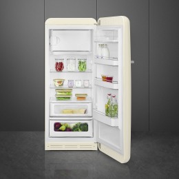 Холодильник SMEG FAB28RCR6, 1530х601х728 мм, 270 л, инверторный, 50-е, кремовый, энергоэффективность С