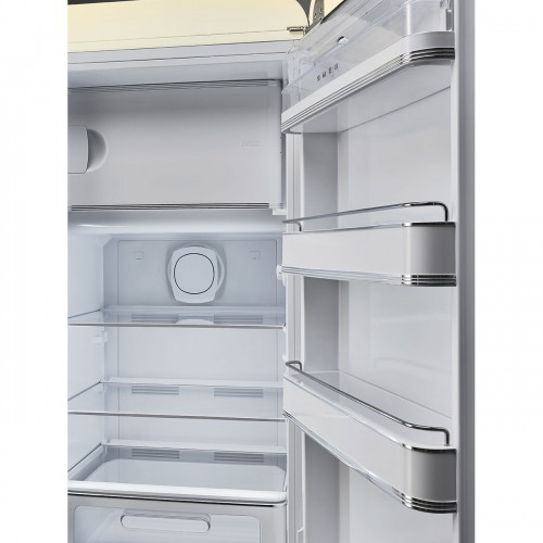 Холодильник SMEG 1530x601x728 мм, однокамерный с морозильной камерой, стиль 50-х, кремовый, объем 270 л, инверторный компрессор, класс C