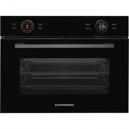 Встраиваемый духовой шкаф KUPPERSBERG KMW 612 Black, 50л, 12 режимов, СВЧ, гидролизная очистка