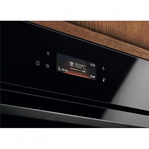 Встраиваемый электрический духовой шкаф ELECTROLUX с конвекцией, 72 л, 17 режимов, каталитическая очистка, черное стекло