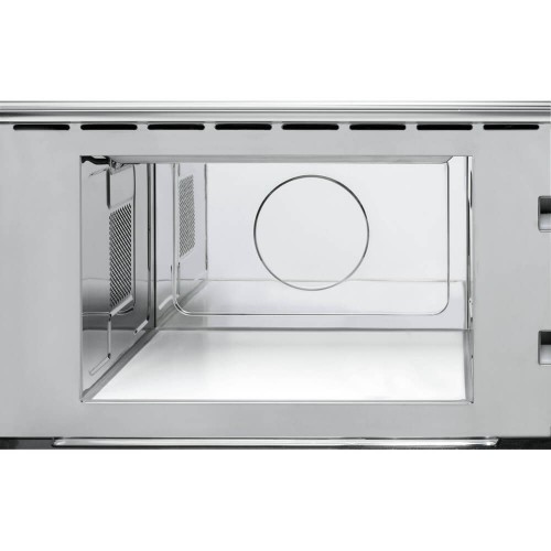 Встраиваемая микроволновая печь SMEG Coloniale 23 л с поворотными переключателями и таймером, антрацит
