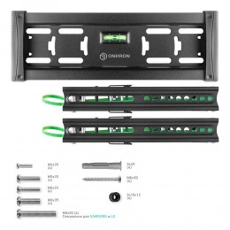 Кронштейн ONKRON TM4 для ТВ 17-43'', наклон 15°, VESA до 200x200 мм, макс вес 36.4 кг
