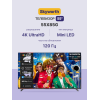 55 Ultra HD Mini LED Телевизор с Матовым Экраном, Dolby Atmos и Google TV - 120Hz, 2.1.2ch Звук, Freesync Premium, 3 HDMI, 2 USB