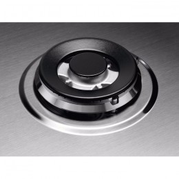 Газовая варочная поверхность Electrolux KGS64362XX, нержавеющая сталь, 8550 Вт, WOK, газ-контроль, чугунные решетки, 59.5x51 см