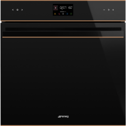 Духовой шкаф SMEG SOP6602TNR, 60 см, черный, сенсорный программатор, 10 функций, пиролитическая очистка