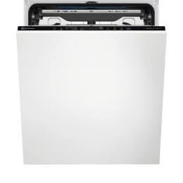 ELECTROLUX EEC87400W: Встраиваемая посудомоечная машина 60 см, Comfort Lift, 14 комплектов, сенсорное управление, 8 программ, 59.6x56x82 см, черный, сушка с открыванием дверцы, индикация на полу.