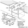 Accent line. Компактная духовка с микроволновой печью и 16 типами нагрева, 45.5x59.5x54.8 см, 45л, дисплей,инвертор,SoftClose и SoftOpen, Bosch Assist, черный