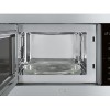 Встраиваемая микроволновая печь SMEG Classica 60 см, высота 38 см, черное стекло и нержавеющая сталь
