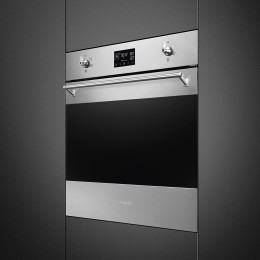 Электрический духовой шкаф Smeg SOP6302S2PX, 68 л, 12 режимов, конвекция, гриль, пиролиз.