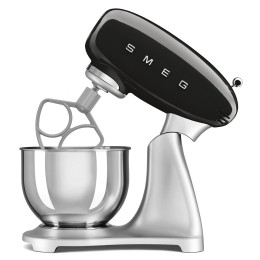 Планетарный миксер SMEG SMF04BLEU, 800 Вт, 4.8 л, 10 скоростей, черный