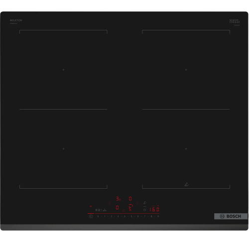 H1: Индукционная варочная поверхность Serie 6 60 см, черная стеклокерамика, 4 зоны с CombiZone и PerfectFry Plus