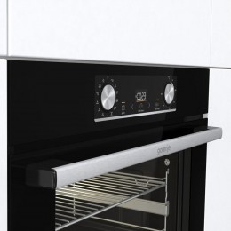 Встраиваемый духовой шкаф GORENJE BOSX6737E09BG, 77л, приготовление с паром, черный, 59.5x59.5x56.4 см