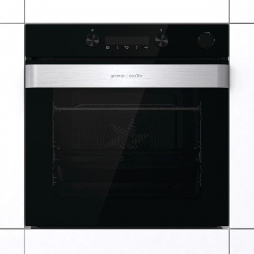 Встраиваемый духовой шкаф GORENJE Ora-Ito - черный, 11 режимов, паровая очистка, телескопические направляющие