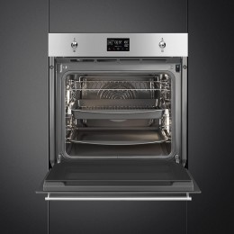 Электрический духовой шкаф Smeg SOP6302S2PX, 68 л, 12 режимов, конвекция, гриль, пиролиз.