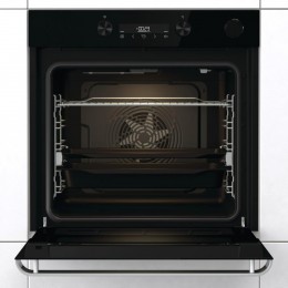 Духовой шкаф GORENJE BSA6737ORAB, 11 режимов, черный, 59.5x59.5x56.4 см, паровая очистка, телескопические направляющие.