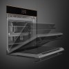 H1: Встраиваемый духовой шкаф SMEG с пиролизом, 10 функций, 60 см, черное стекло Eclipse, медный профиль