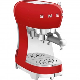 Ручная кофемашина Smeg ecf02rdeu, 15 бар, 1.1 л, красная