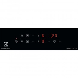 Домино ELECTROLUX/ Индукционная варочная поверхность, цвет: Черный, , индивидуальный таймер для каждой зоны нагрева, без рамки