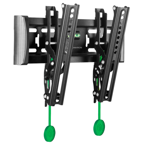 Кронштейн ONKRON для телевизоров 17-43 | Наклон 15º, от стены 35-105 мм, макс вес 18.2 кг, встроенный уровень