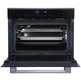 Духовой шкаф Korting OKB 3450 GNBX: 45 см, пар, Full Touch Control, 11 режимов.