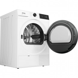 Сушильная машина Gorenje/ Сушильная машина Gorenje, отдельностоящая, ВхШхГ 850х600х625 мм, загрузка 8 кг, 15 программ, конденсационная сушка с тепловым насосом, поворотное/сенсорное управление, цифровой дисплей, Wi-Fi, датчик влажности белья, функция Twin
