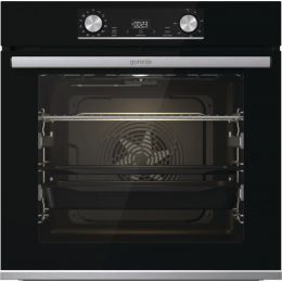 Встраиваемый духовой шкаф GORENJE BOSX6737E09BG, 77л, приготовление с паром, черный, 59.5x59.5x56.4 см