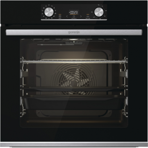 Встраиваемая электрическая духовка GORENJE 59.5x59.5x56.4 см, 77 л, с функцией приготовления на пару, черная