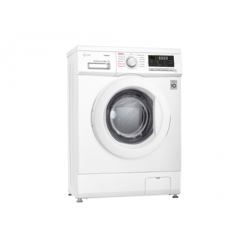 Стиральная машина LG/ Стиральная машина LG, отдельностоящая, ВхШхГ 850х600х360 мм, загрузка 4 кг, 1000 об/мин, LED дисплей, инверторный мотор с прямым приводом, пар, отсрочка старта, энергоэффективность А, цвет белый