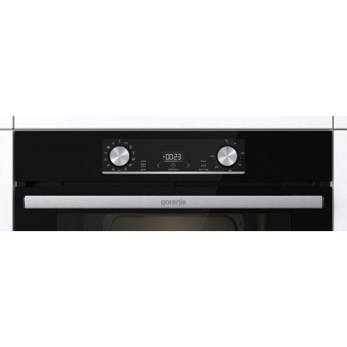 Встраиваемая электрическая духовка GORENJE 59.5x59.5x56.4 см, 77 л, с функцией приготовления на пару, черная