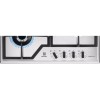 Встраиваемая газовая панель ELECTROLUX - нержавеющая сталь, 8550 Вт, WOK, электроподжиг, газ-контроль, чугунные решетки, 59.5x51 см