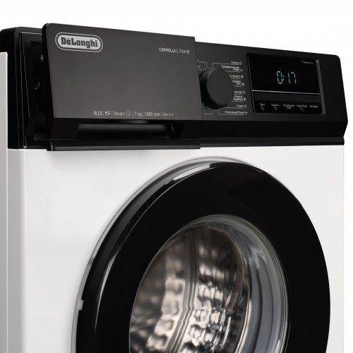 Стиральная машина Delonghi 7 кг, 1000 об/мин, инверторный мотор, 16 программ, LED дисплей, A++