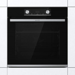 Встраиваемый духовой шкаф GORENJE BOSX6737E09BG, 77л, приготовление с паром, черный, 59.5x59.5x56.4 см