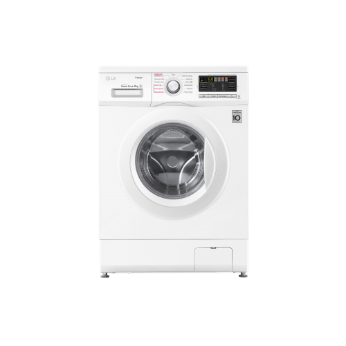 Стиральная машина LG/ Стиральная машина LG, отдельностоящая, ВхШхГ 850х600х360 мм, загрузка 4 кг, 1000 об/мин, LED дисплей, инверторный мотор с прямым приводом, пар, отсрочка старта, энергоэффективность А, цвет белый