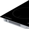 Встраиваемая варочная панель MAUNFELD/ Встраиваемая варочная панель MAUNFELD, Hi-Light, 45 см, 3 конфорки, сенсорное управление, автоматическое отключение, индикация остаточного тепла, 9 уровней мощности, цвет черный