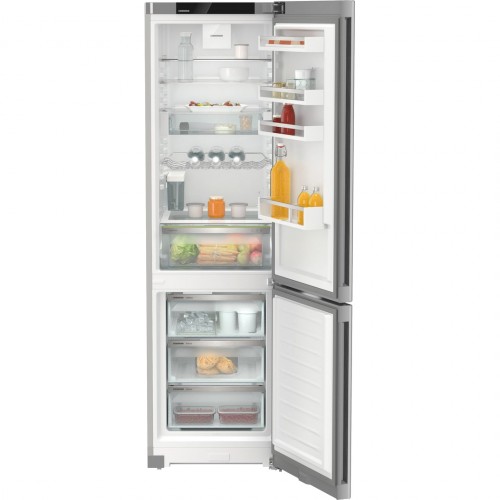 Холодильники LIEBHERR/ Plus, EasyFresh, МК NoFrost, 3 контейнера МК, в. 201,5 см, ш. 60 см, г. 67.5 см, класс ЭЭ A++, внутренние ручки, двери SteelFinish, дисплей на двери, IceMaker-Tank