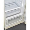 Холодильник SMEG 1530x601x728 мм, однокамерный с морозильной камерой, стиль 50-х, кремовый, объем 270 л, инверторный компрессор, класс C